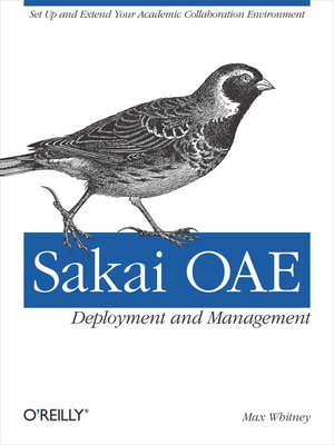 cover image of Sakai OAE Deployment and Management